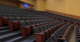 New seating replaced the old in Lisner Auditorium