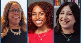 Vanice Antrum, Hailey Williams and Hannah Youssef join the Center in its 55th year. 