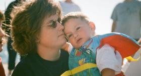 Barbara Kowalcyk and her son, Kevin, who died at just two years old after eating tainted meat. (Courtesy B. Kowalcyk)
