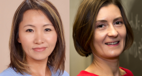 Statistics Professors Huixia Judy Wang (left) and Tatiyana Apanasovich  Statistics Professors Huixia Judy Wang (left) and Tatiyana Apanasovich