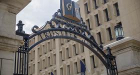 Trustees Gate on GW campus