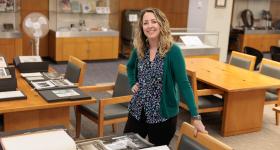 University Archivist Brigette Kamsler