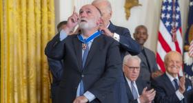 Jose Andres presented the Presidential Medal of Freedom.