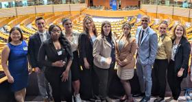 GW's Global Residency Program took this group to Brussels to learn about the EU