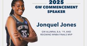 Jonquel Jones 2025 GW Commencement Speaker