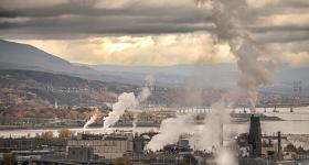 Smokestacks in Quebec 